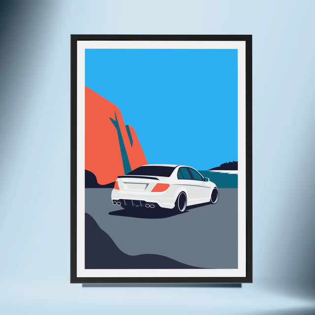 Super C63 AMG C Class - Car Print