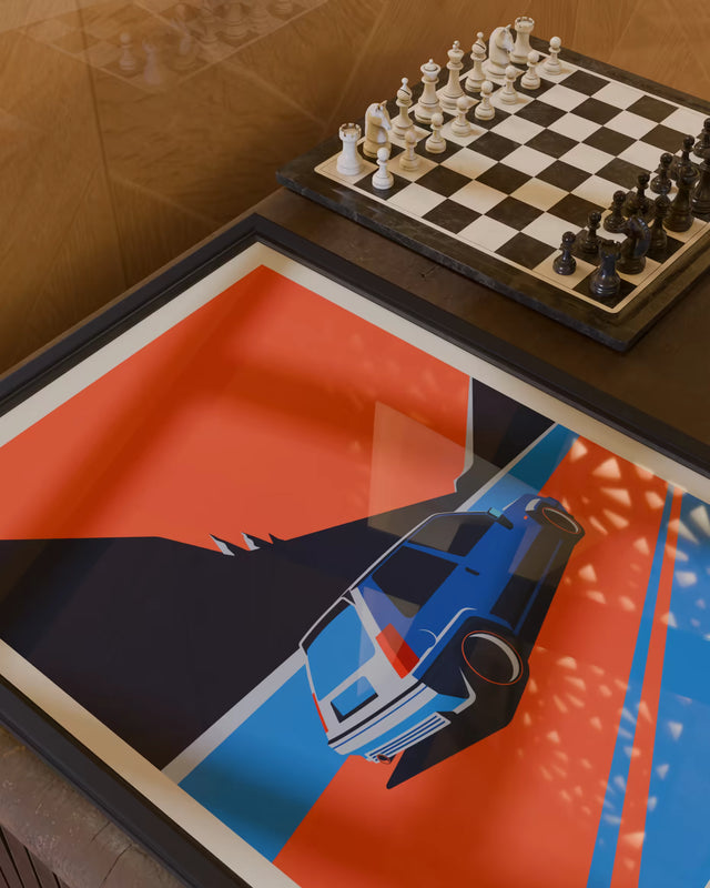 Supermini Renault GT Turbo - Car Print