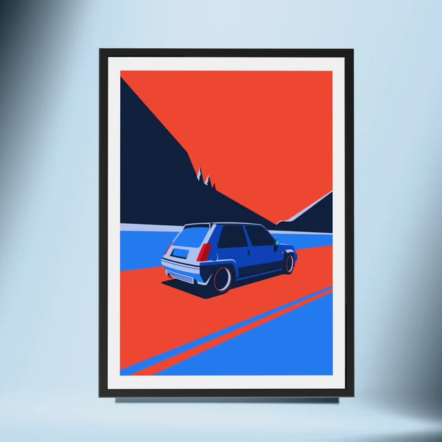 Supermini Renault GT Turbo - Car Print