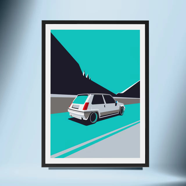 Supermini Renault GT Turbo - Car Print