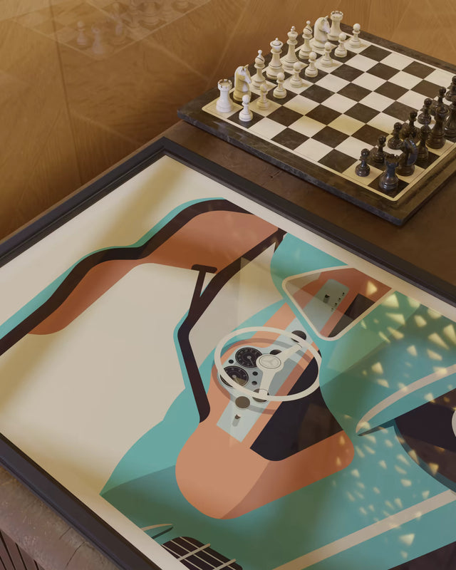 Take a look at Mercedes Gullwing 300 SL - Car Print