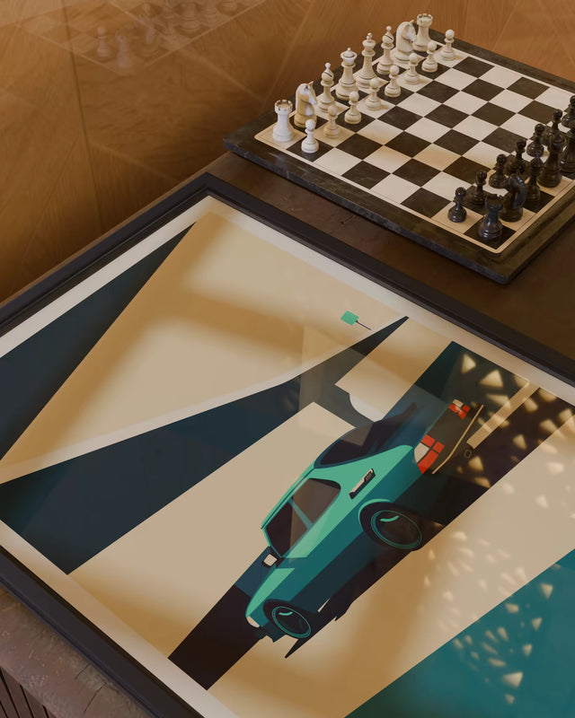 The Freeway Saab 900 - Car Print