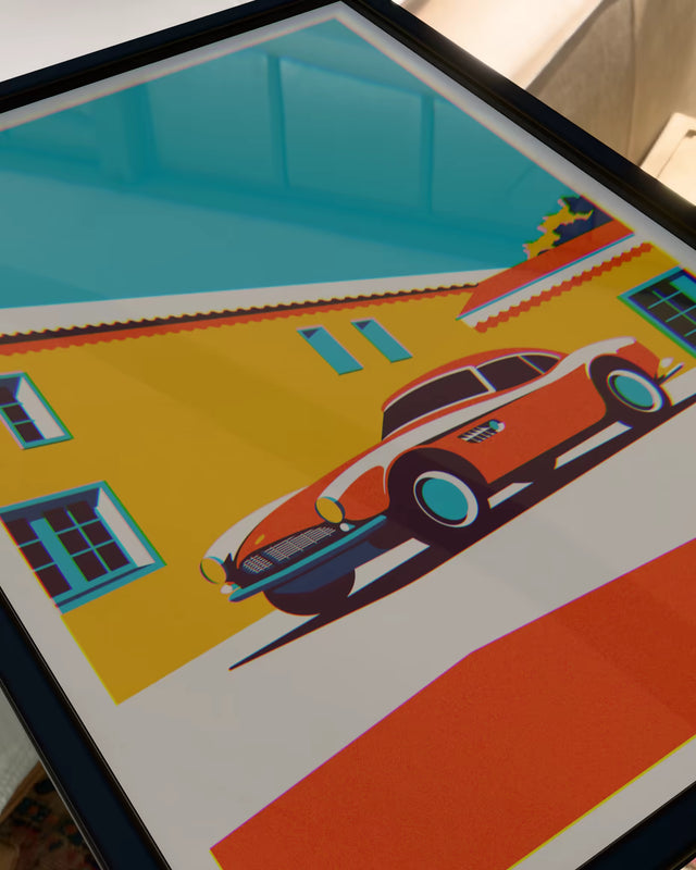 The Italian importer BMW 507 Roadster - Car Print