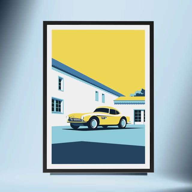 The Italian importer BMW 507 Roadster - Car Print