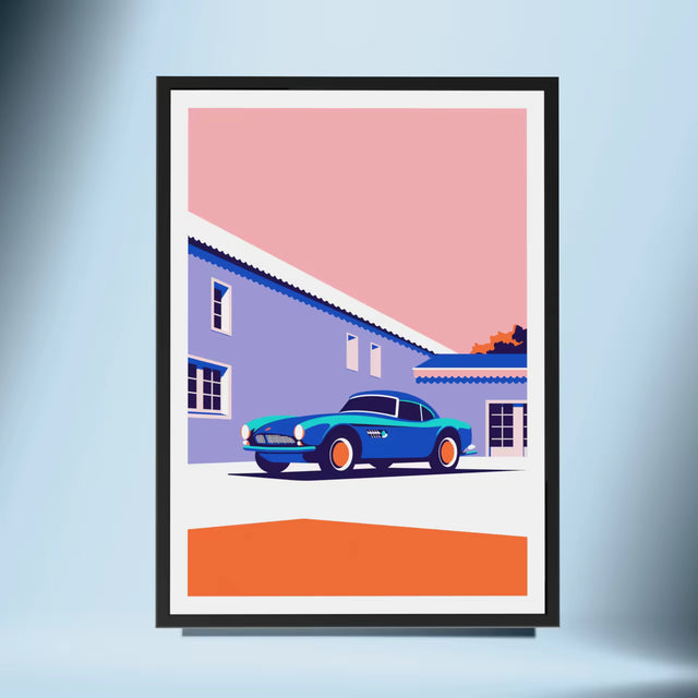 The Italian importer BMW 507 Roadster - Car Print