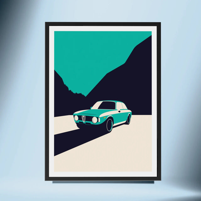 The Beautiful Alfa Romeo Giulia - Car Print