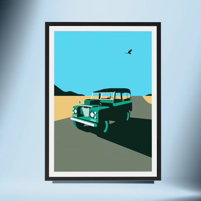 The Lost Land Rover Series 3 - Car Print