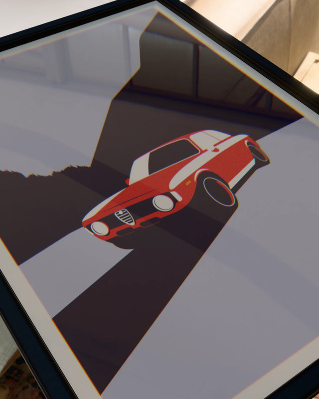 The Beautiful Alfa Romeo Giulia - Car Print