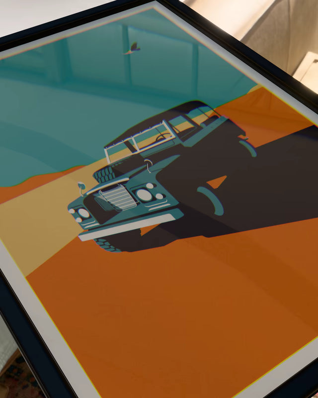 The Lost Land Rover Series 3 - Car Print