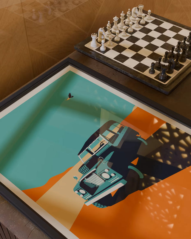 The Lost Land Rover Series 3 - Car Print