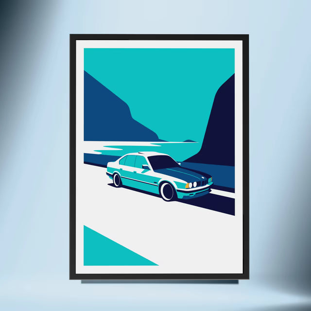 Ultimate Drive in BMW e34 - Car Print