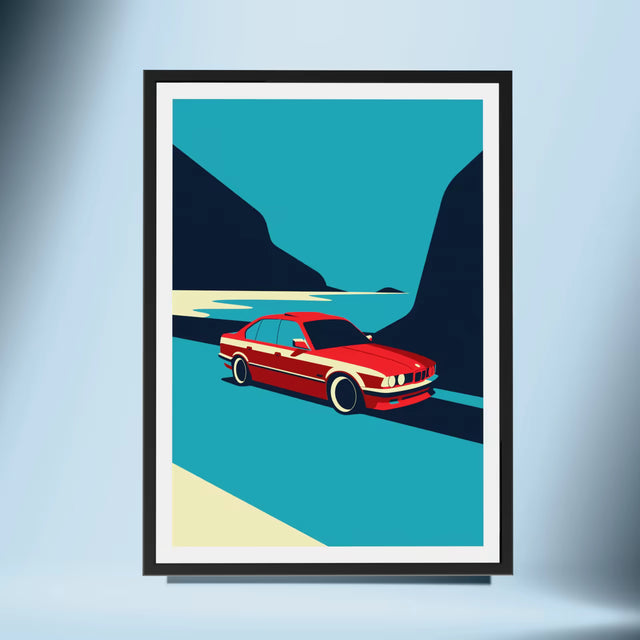 Ultimate Drive in BMW e34 - Car Print