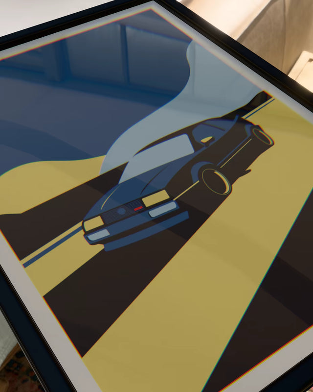 VW Corrado on a mission - Car Print