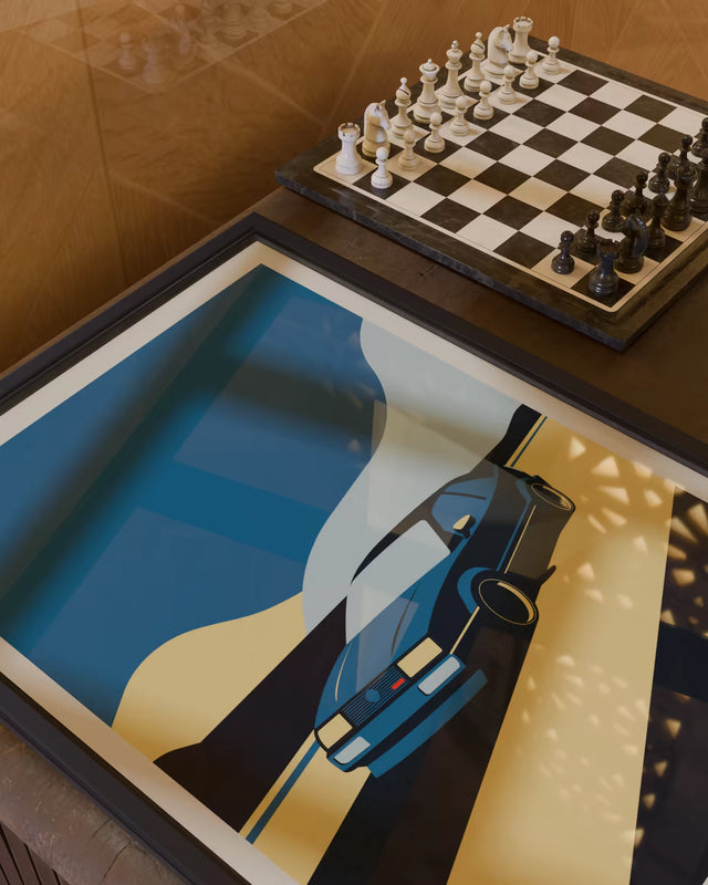 VW Corrado on a mission - Car Print