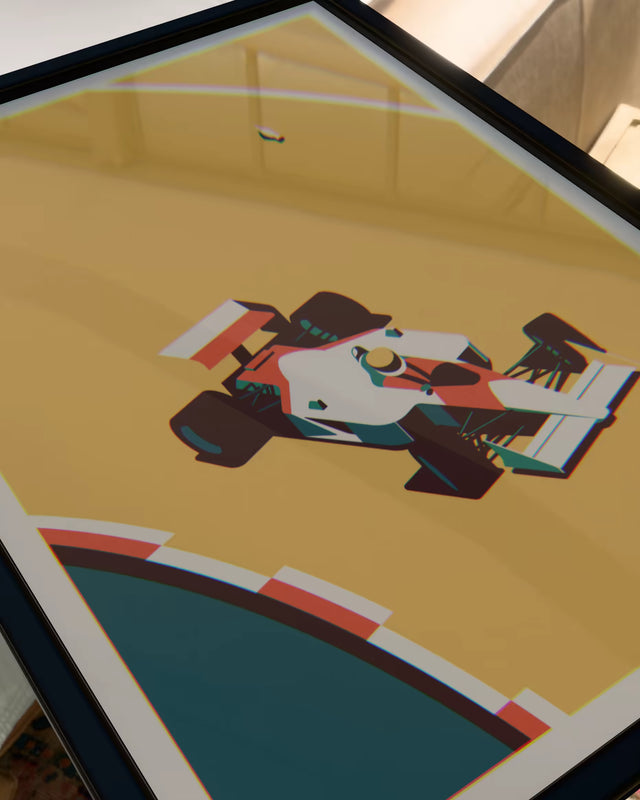 Watch out for that Pigeon! F1 - Car Print