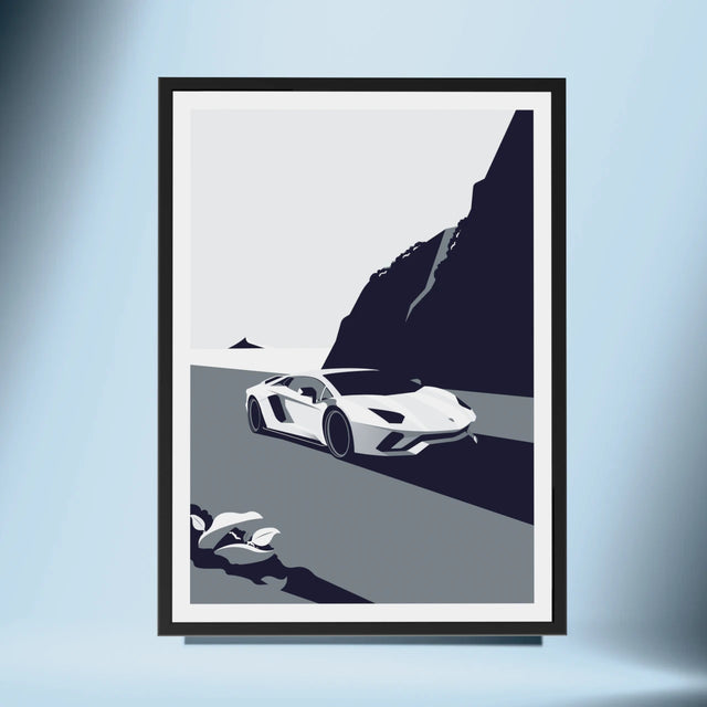We meet again Lamborghini Aventador - Car Print