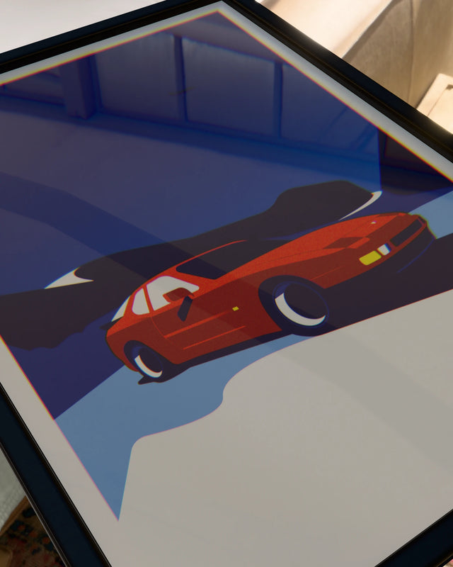 Winter Wonderland: Porsche 944 - Car Print