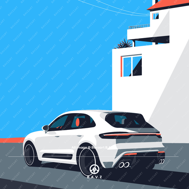 Balcony View: The Macan Ultimate Driveway