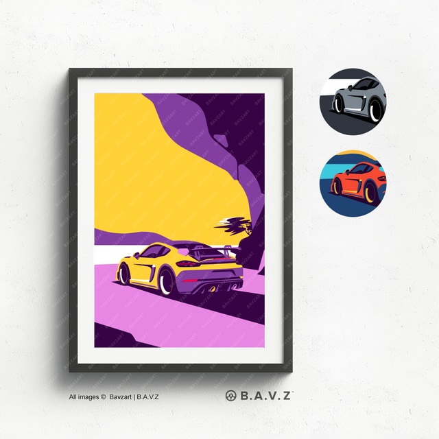 Cayman GT4 RS unleashed from the caves