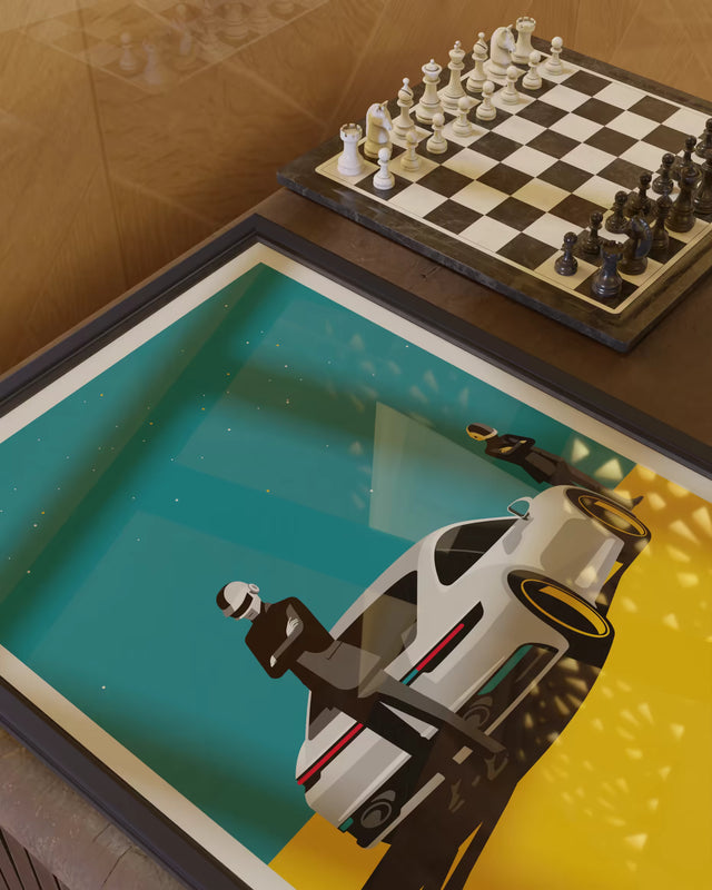 Daft Punk Drive the Future - Car Print