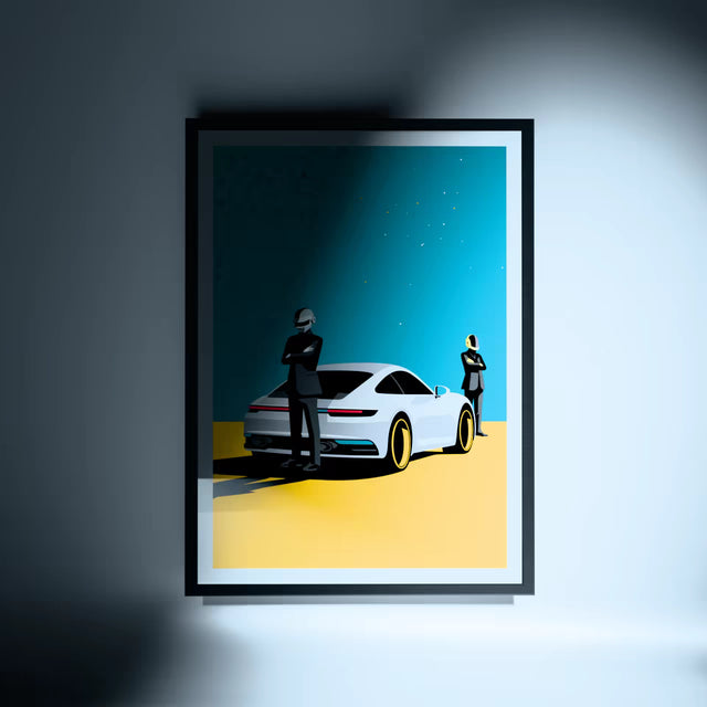 Daft Punk Drive the Future - Car Print