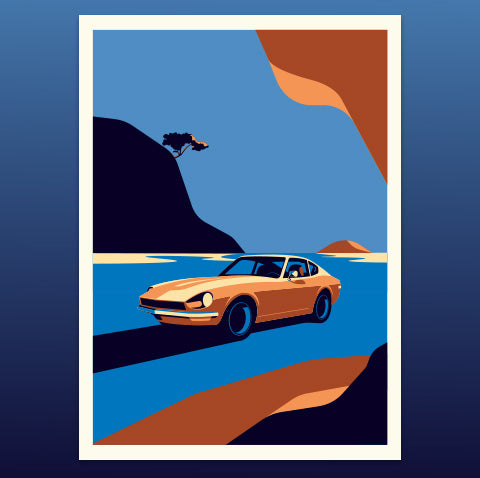 Is that a Datsun 240z round the corner?