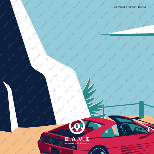 Ferrari 348 Speciale: Art in Motion by the Riviera