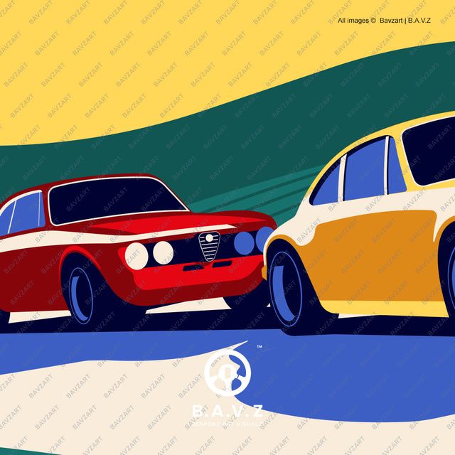 The Great Chase Alfa v.s Porsche