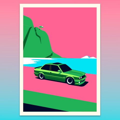 E30 BMW low rider