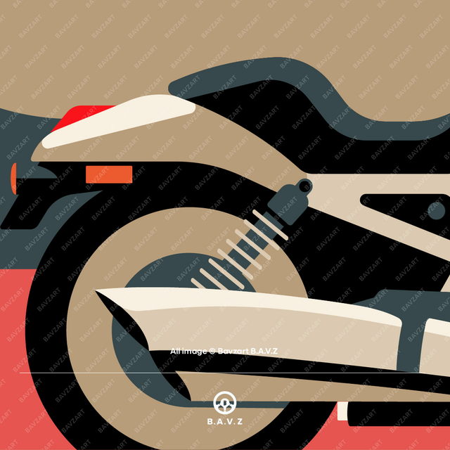 V-Rod Thunder Dynamic Motorbike Art