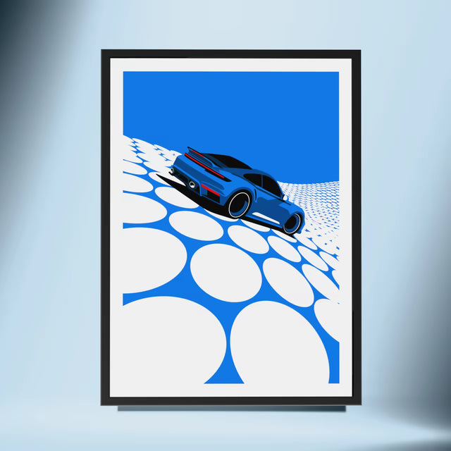 Waves of the turbo Solihull - Car Print