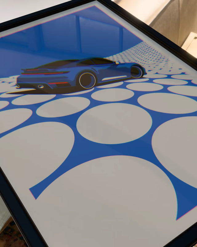 Waves of the turbo Solihull - Car Print