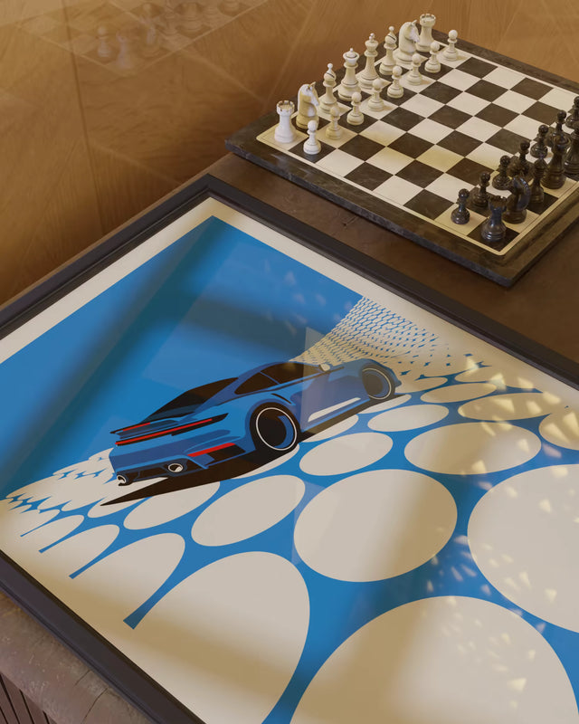 Waves of the turbo Solihull - Car Print