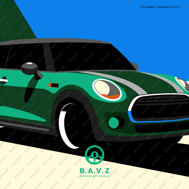Super Retro Mini Cooper