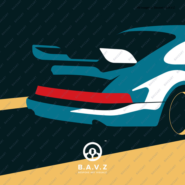 Porsche 911 turbo art