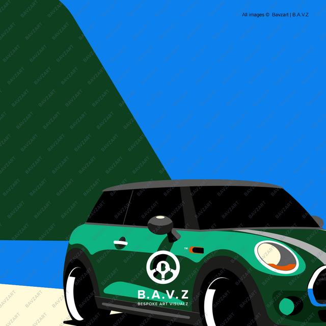 Super Retro Mini Cooper