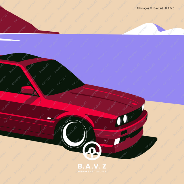 E30 BMW low rider