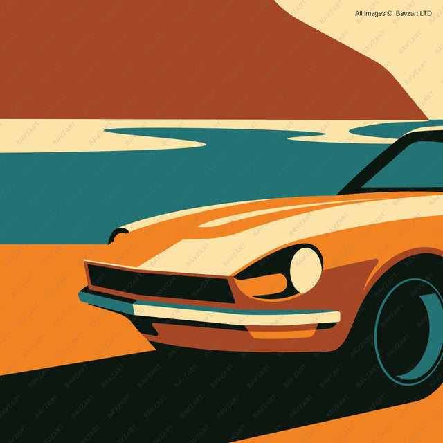 Datsun 240z wall art