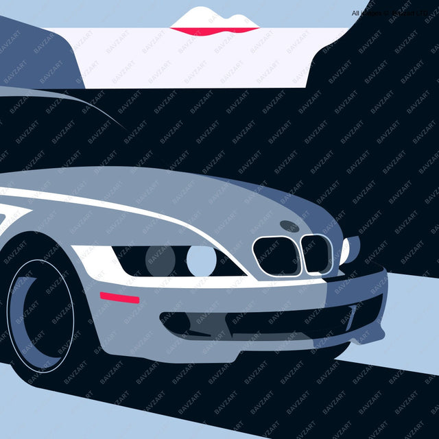 The travelling Z3M BMW