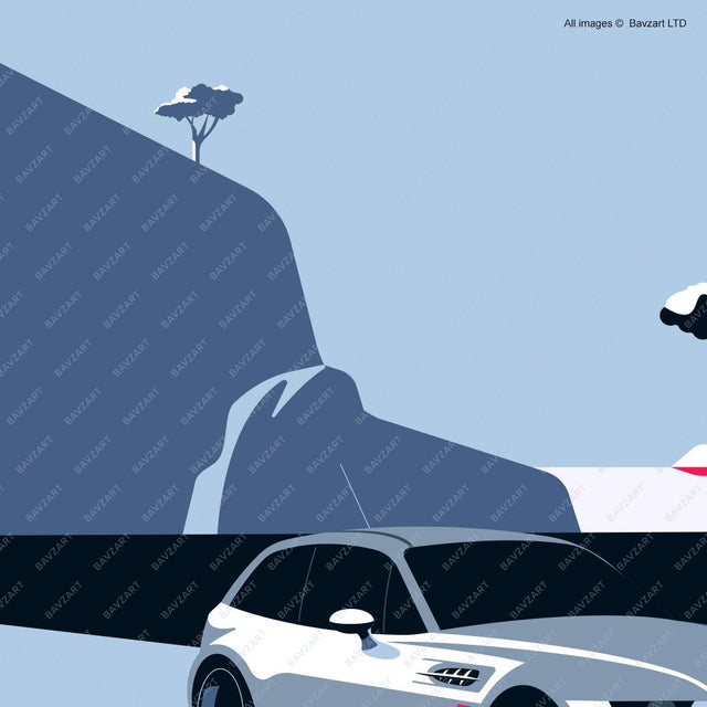 The travelling Z3M BMW
