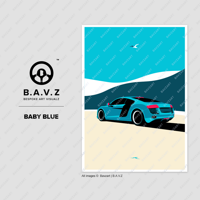 Gull spots Audi R8