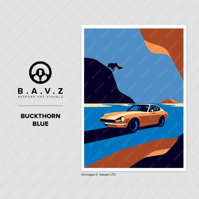 Datsun 240z wall art
